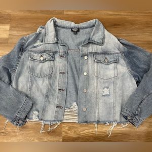 NEW Cropped Denim Jacket